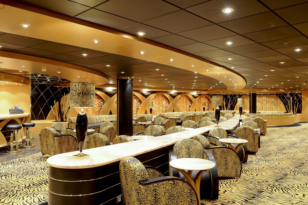 Elegancki bar w stylu tygrysa